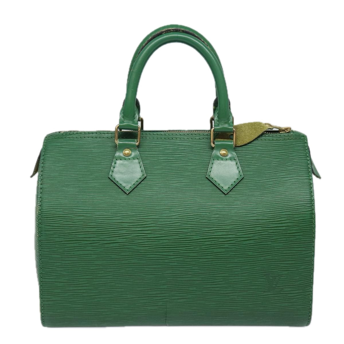 LOUIS VUITTON Epi Speedy 25 Hand Bag Borneo Green M43014 LV 83027