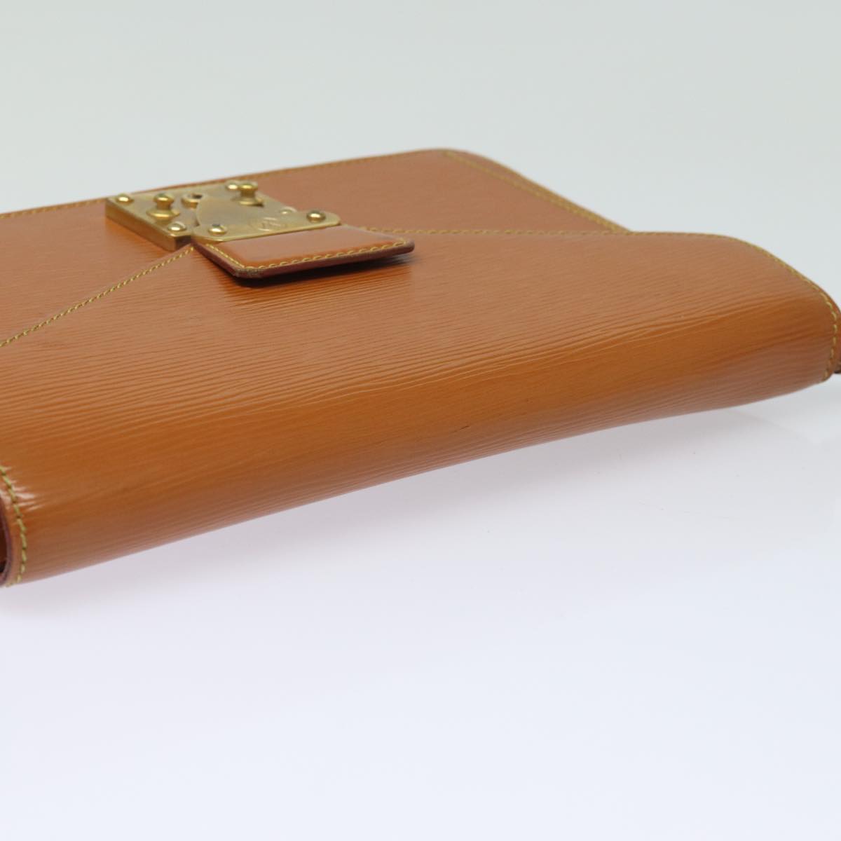 LOUIS VUITTON Epi Serie Dragonne Hand Bag Kenya Brown M52618 LV 83028
