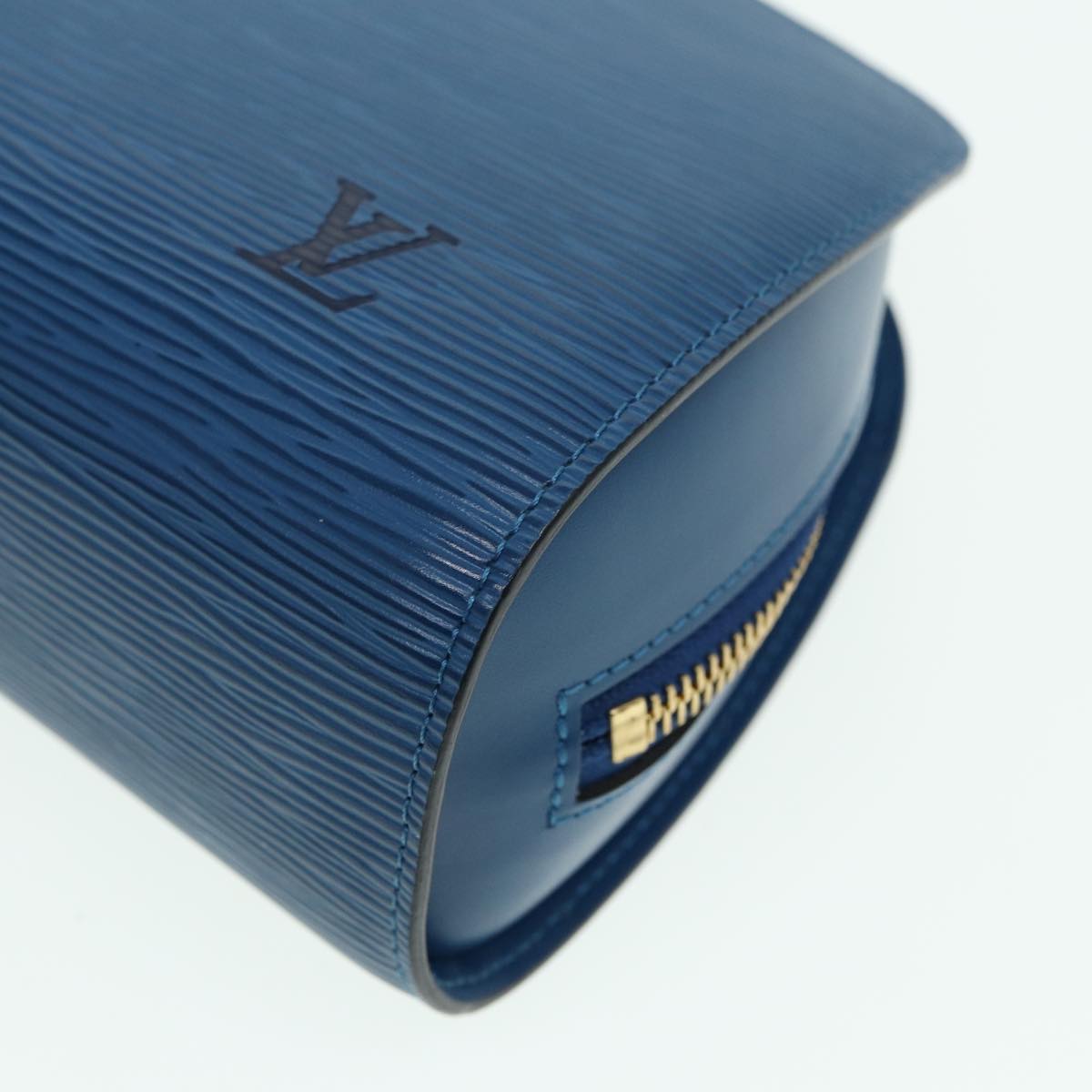 LOUIS VUITTON Epi Dauphine GM Pouch Blue M48435 LV 83030
