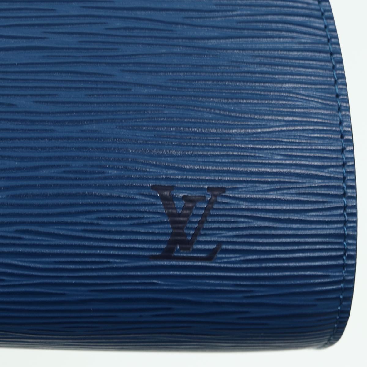 LOUIS VUITTON Epi Dauphine GM Pouch Blue M48435 LV 83030