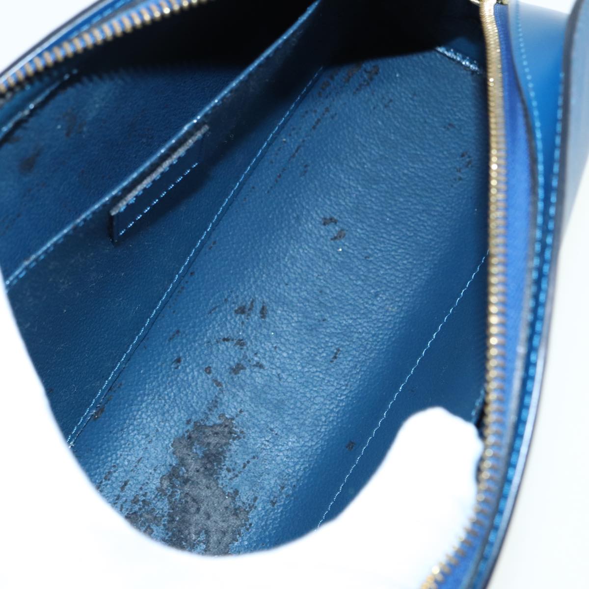 LOUIS VUITTON Epi Dauphine GM Pouch Blue M48435 LV 83030