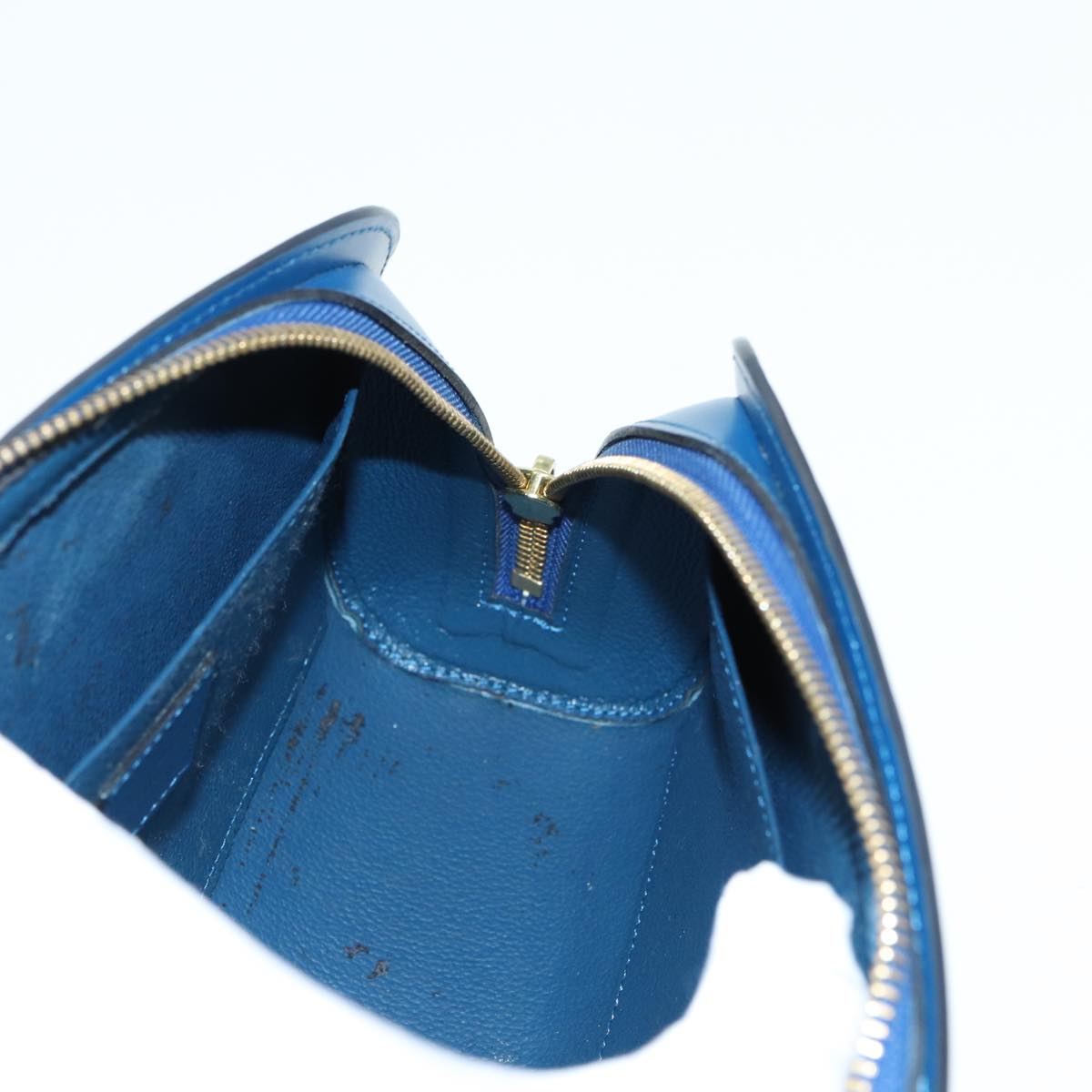 LOUIS VUITTON Epi Dauphine GM Pouch Blue M48435 LV 83030