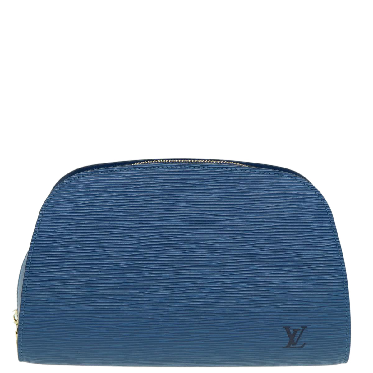 LOUIS VUITTON Epi Dauphine GM Pouch Blue M48435 LV 83030