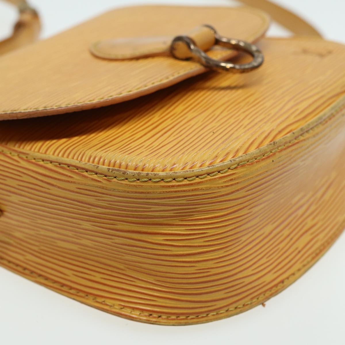 LOUIS VUITTON Epi Saint Cloud PM Shoulder Bag Yellow M52219 LV 83031