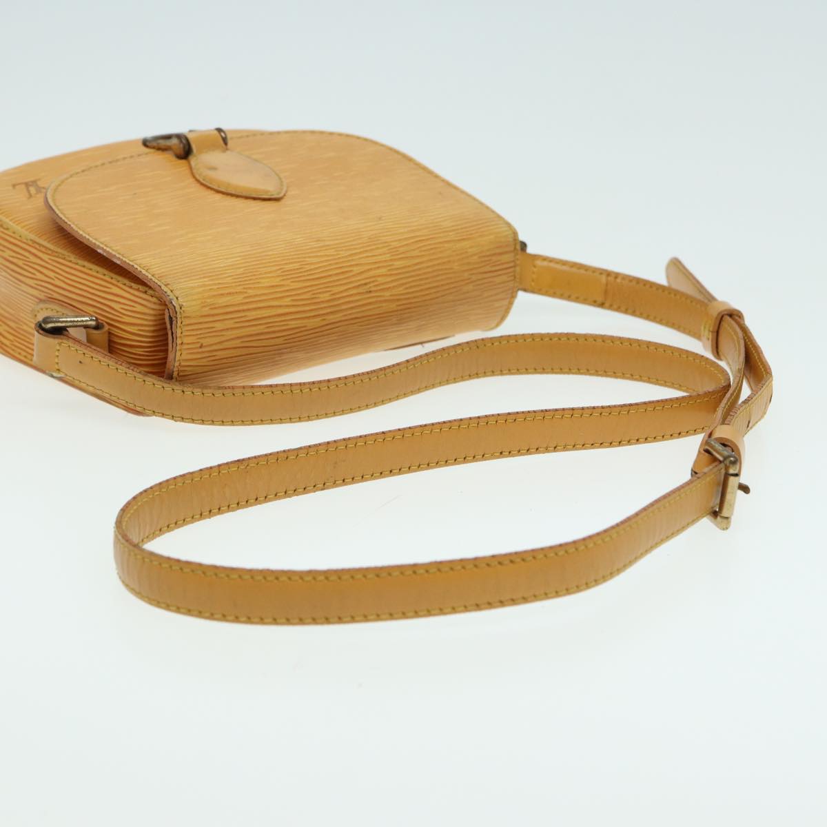LOUIS VUITTON Epi Saint Cloud PM Shoulder Bag Yellow M52219 LV 83031