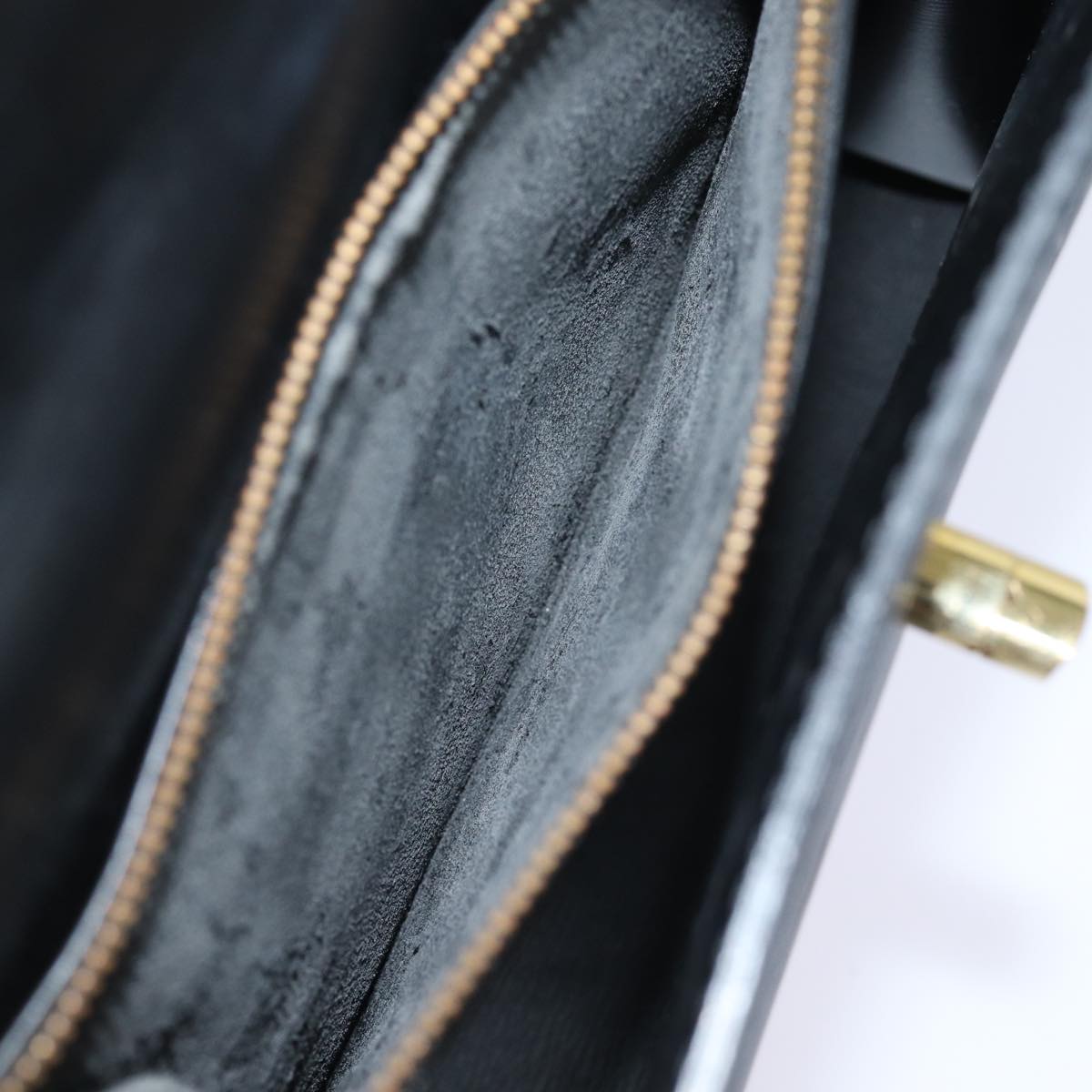 LOUIS VUITTON Epi Malesherbes Hand Bag Black M52372 LV 83032