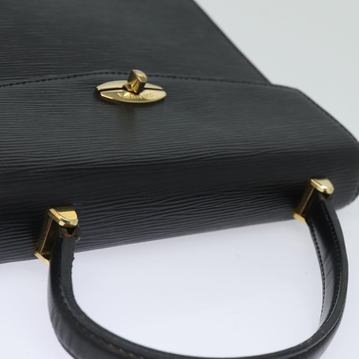 LOUIS VUITTON Epi Malesherbes Hand Bag Black M52372 LV 83032