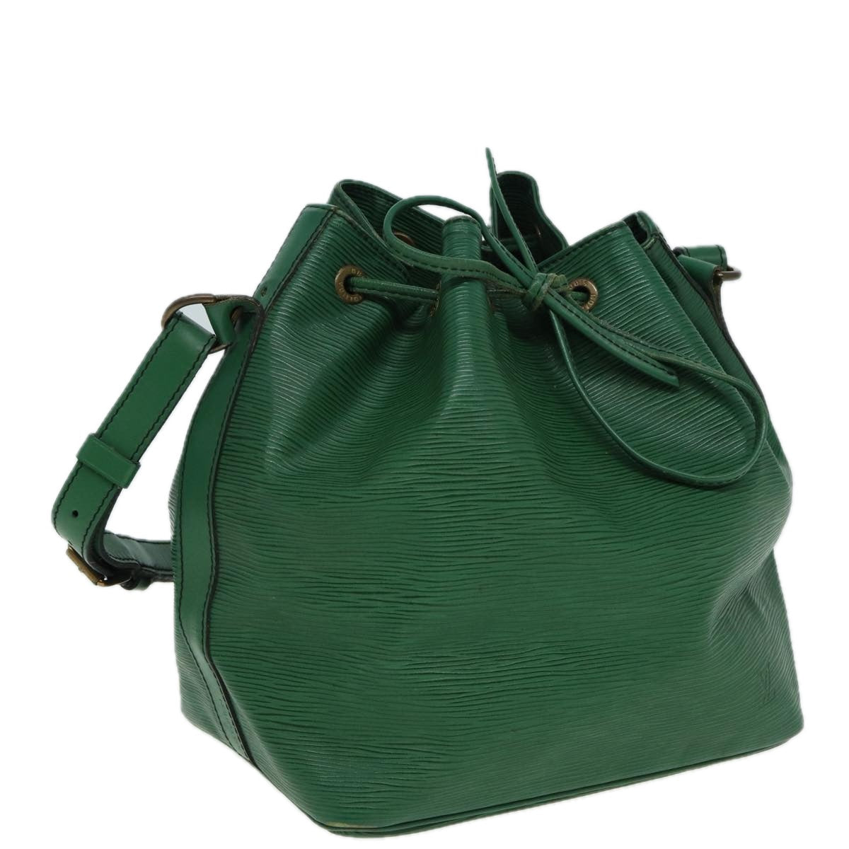 LOUIS VUITTON Epi Petit Noe Shoulder Bag Green M44102 LV 83033