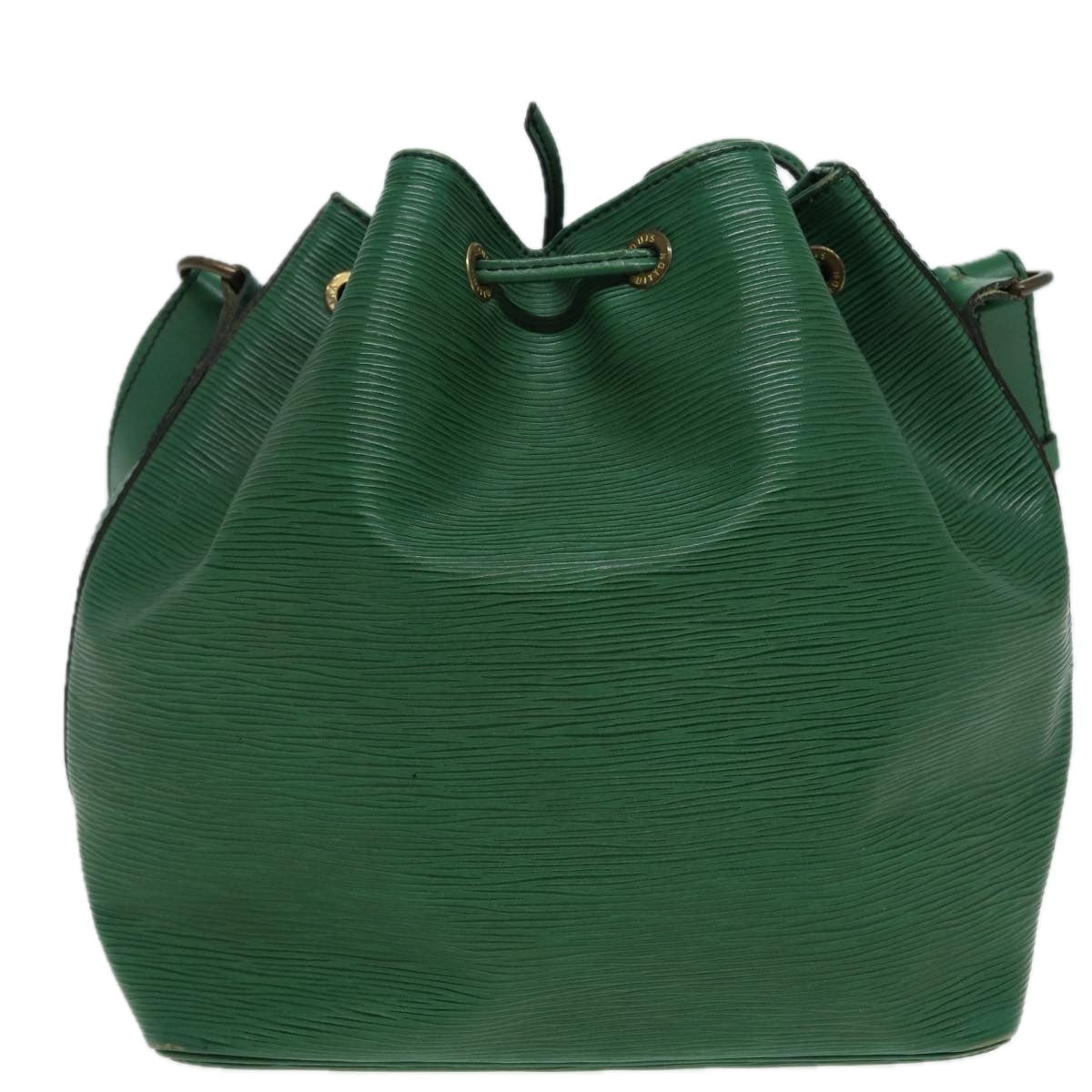 LOUIS VUITTON Epi Petit Noe Shoulder Bag Green M44102 LV 83033