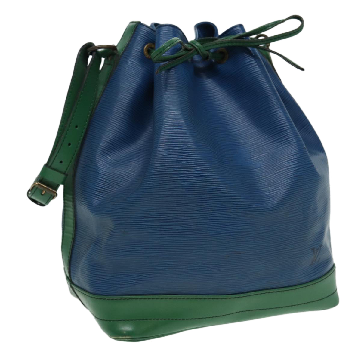 LOUIS VUITTON Epi Noe Shoulder Bag Bicolor color Green Blue M44044 LV 83035