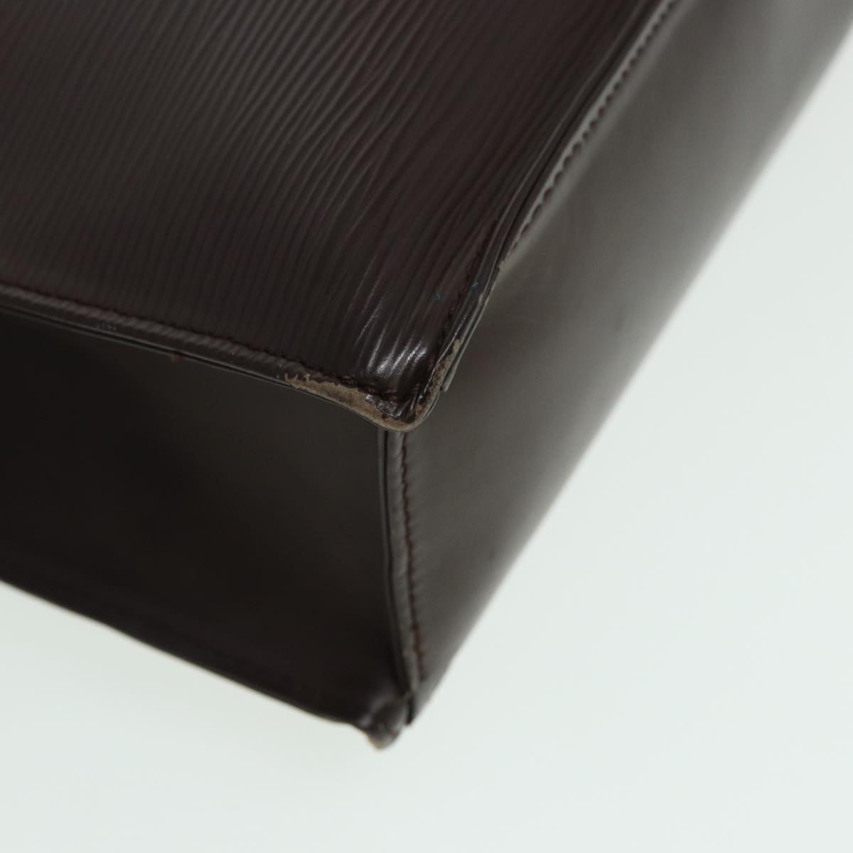 LOUIS VUITTON Epi Sac Plat Hand Bag Mocha Brown M5908D LV 83038