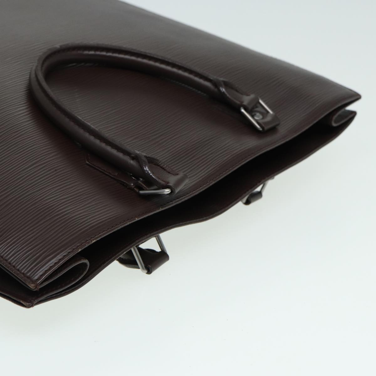 LOUIS VUITTON Epi Sac Plat Hand Bag Mocha Brown M5908D LV 83038