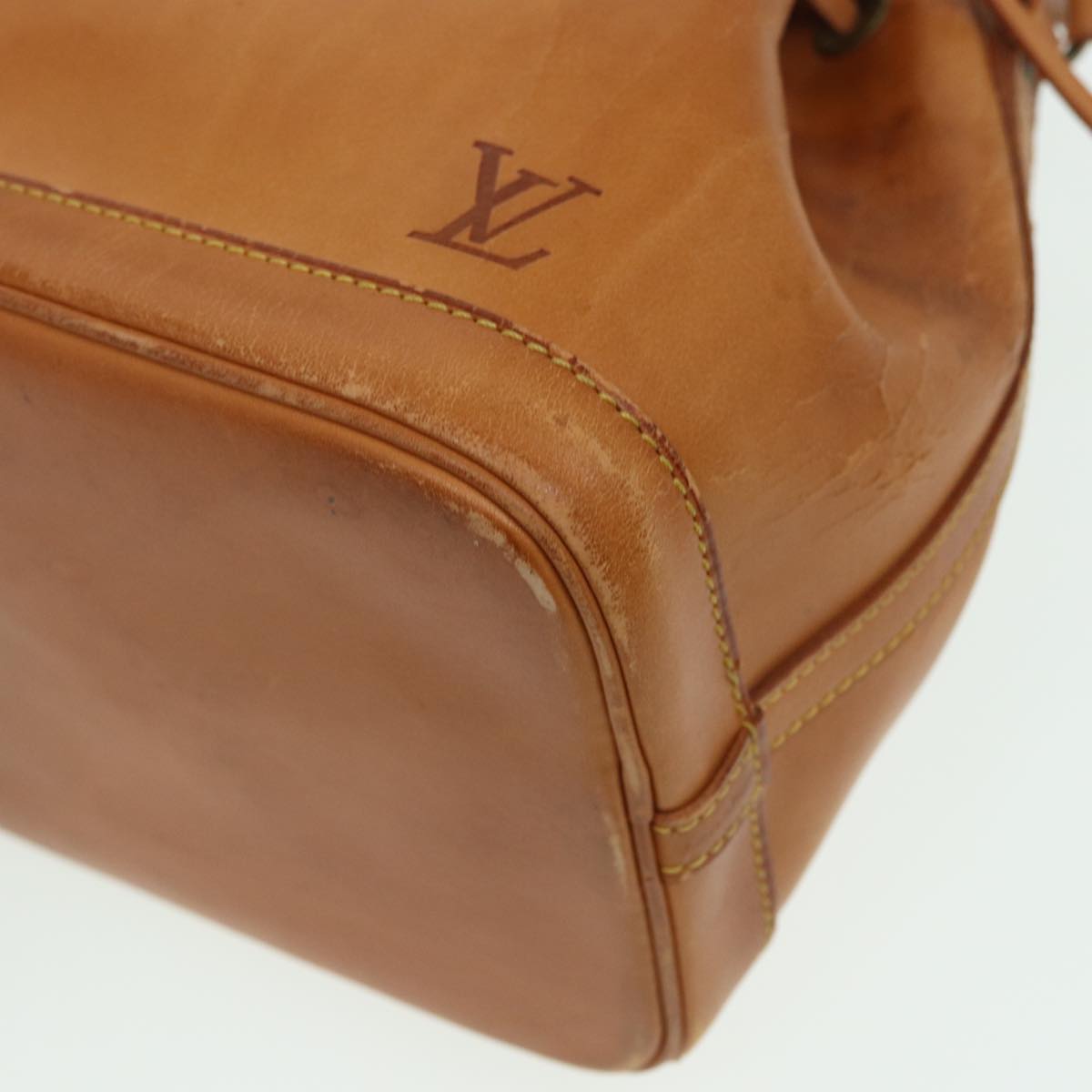 LOUIS VUITTON Nomad Mini Noe Hand Bag Leather Beige M43528 LV 83039