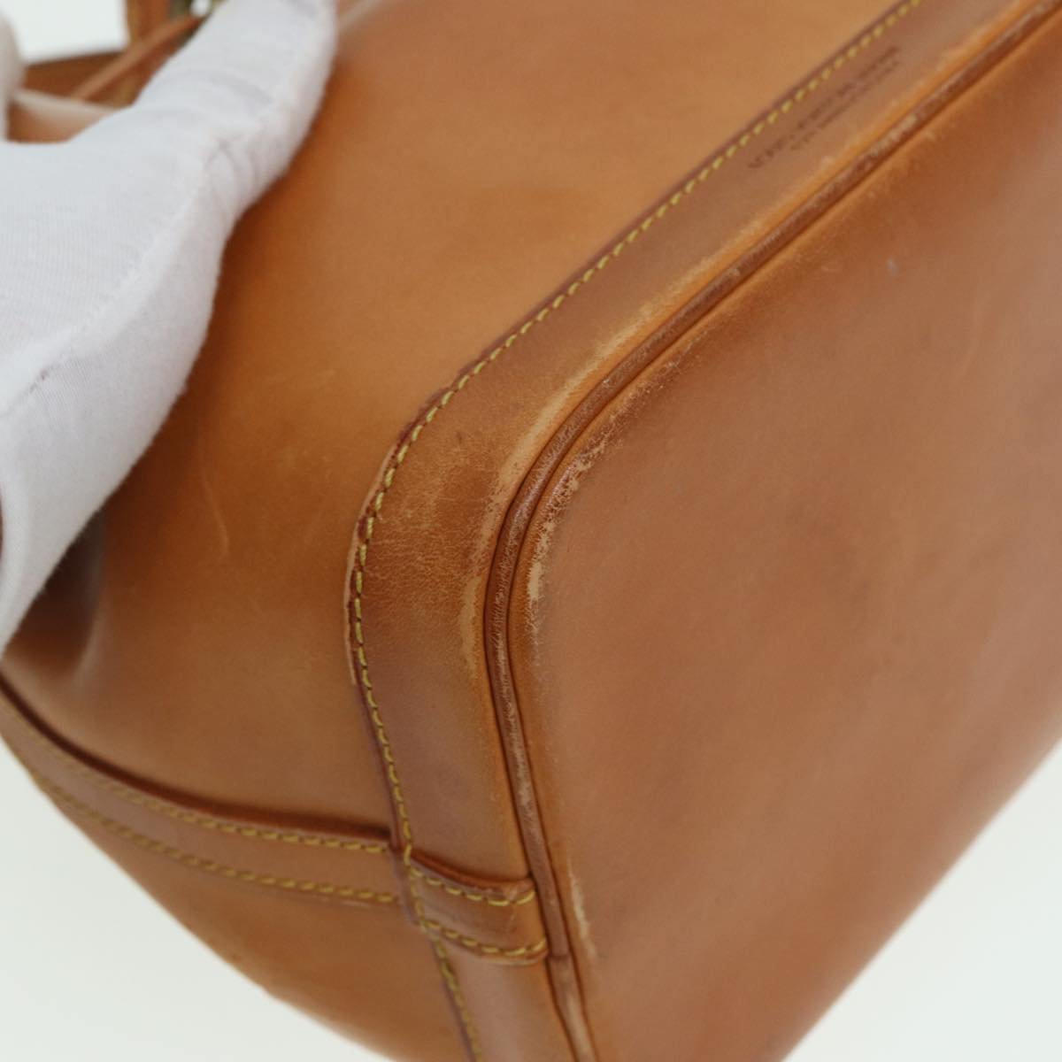 LOUIS VUITTON Nomad Mini Noe Hand Bag Leather Beige M43528 LV 83039