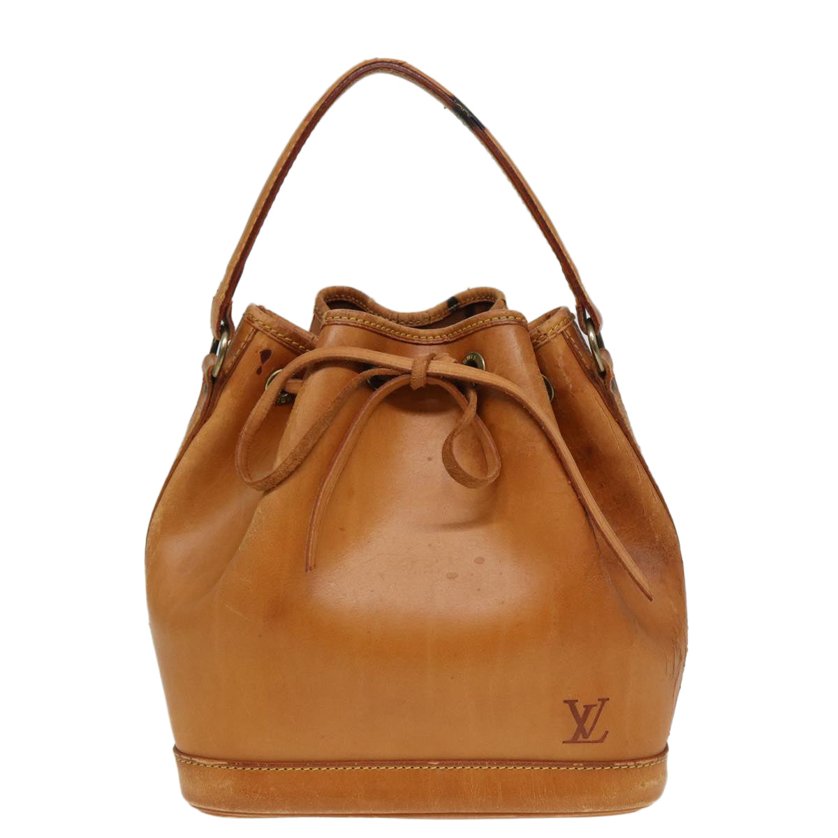 LOUIS VUITTON Nomad Mini Noe Hand Bag Leather Beige M43528 LV 83039
