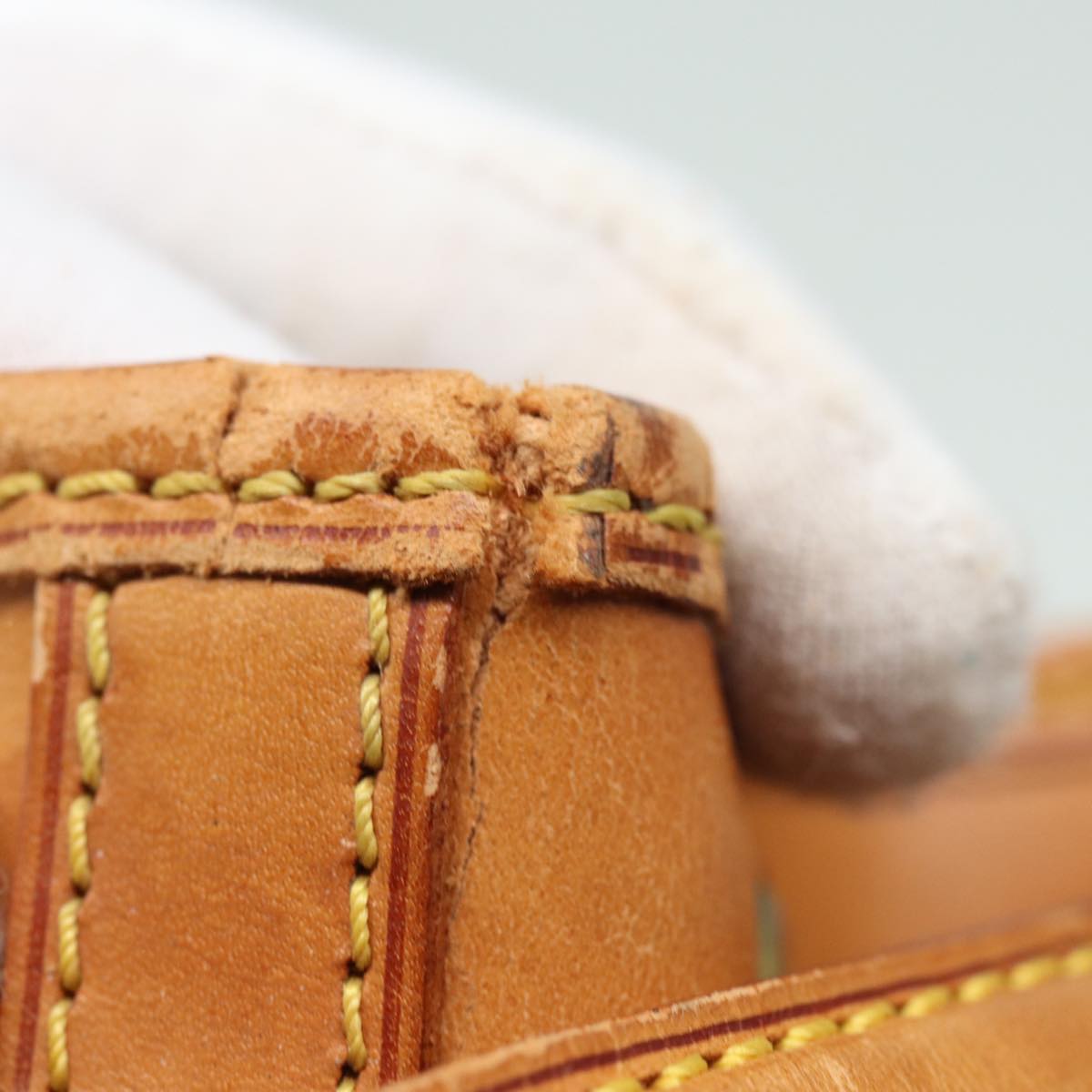 LOUIS VUITTON Nomad Mini Noe Hand Bag Leather Beige M43528 LV 83039