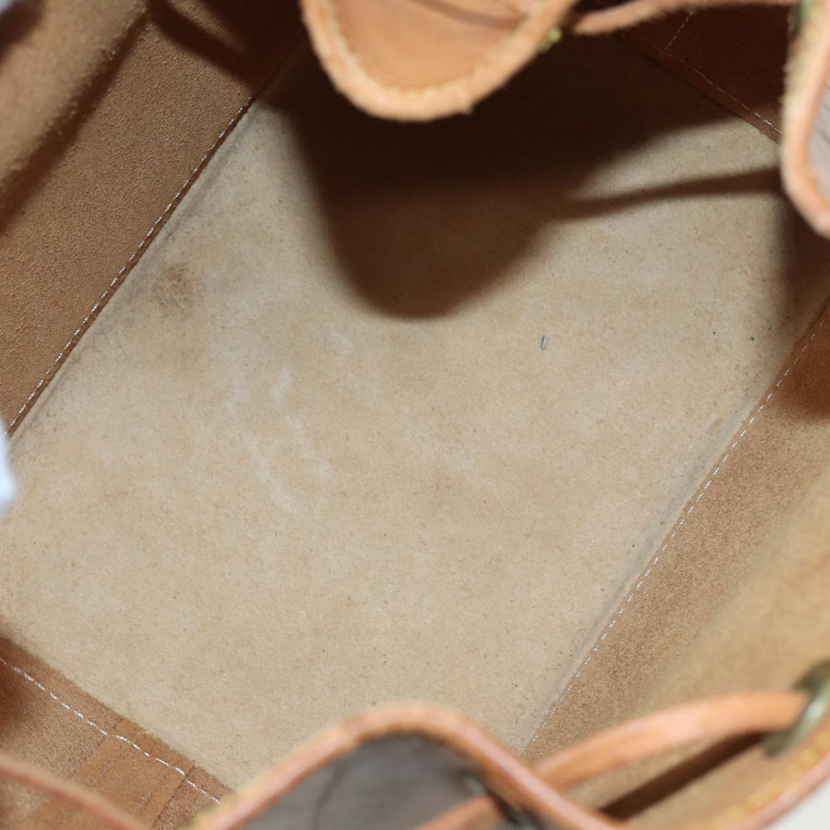 LOUIS VUITTON Nomad Mini Noe Hand Bag Leather Beige M43528 LV 83039