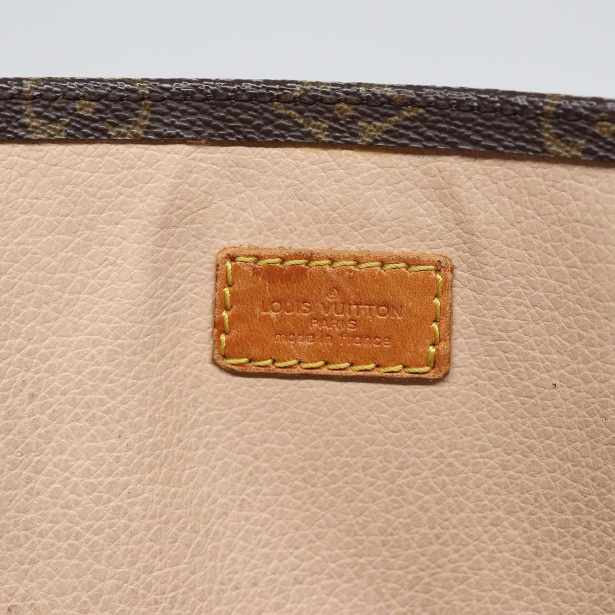 LOUIS VUITTON Monogram Sac Plat Hand Bag M51140 LV 83048