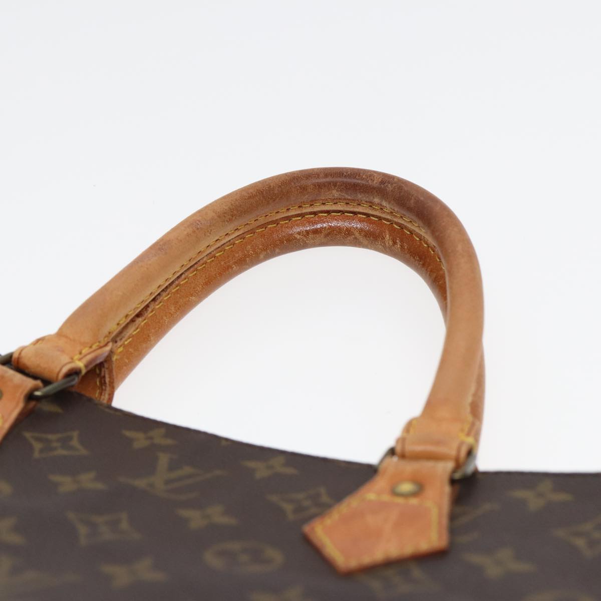 LOUIS VUITTON Monogram Sac Plat Hand Bag M51140 LV 83048