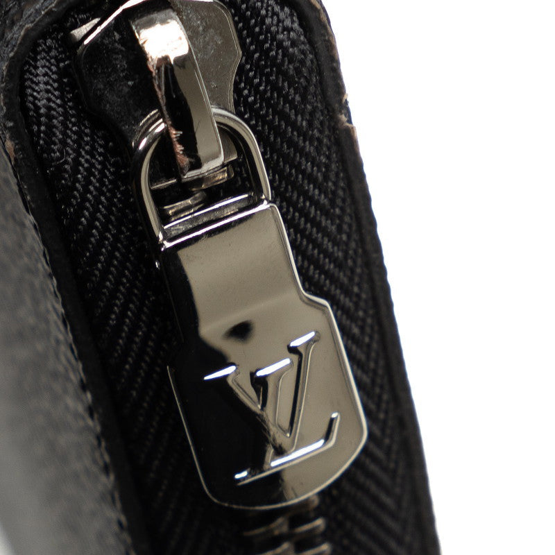 Louis Vuitton Monogram Zippie Organizer NM Roundfassner Long Wallet M82081 Eclipse Black PVC Leather  Louis Vuitton