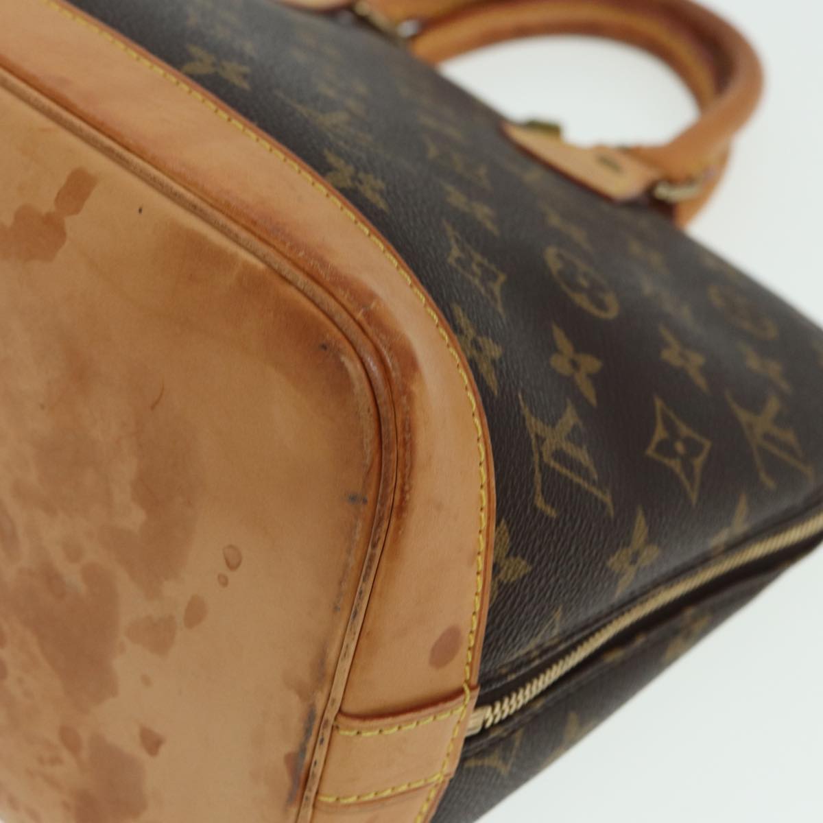 LOUIS VUITTON Monogram Alma Hand Bag M51130 LV 83053