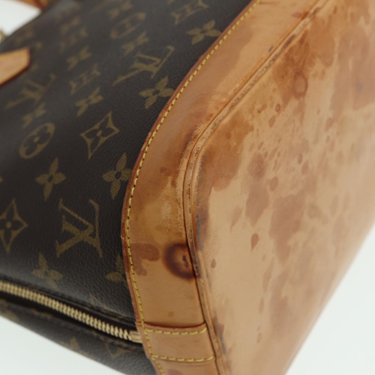LOUIS VUITTON Monogram Alma Hand Bag M51130 LV 83053