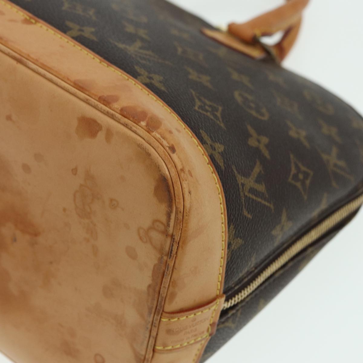 LOUIS VUITTON Monogram Alma Hand Bag M51130 LV 83053