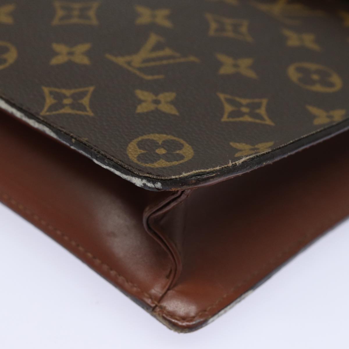 LOUIS VUITTON Monogram PorteDocuments Bandouliere Business Bag M53338 83056