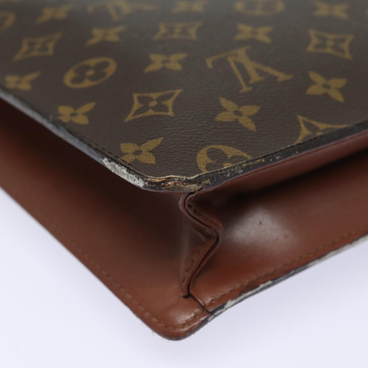 LOUIS VUITTON Monogram PorteDocuments Bandouliere Business Bag M53338 83056