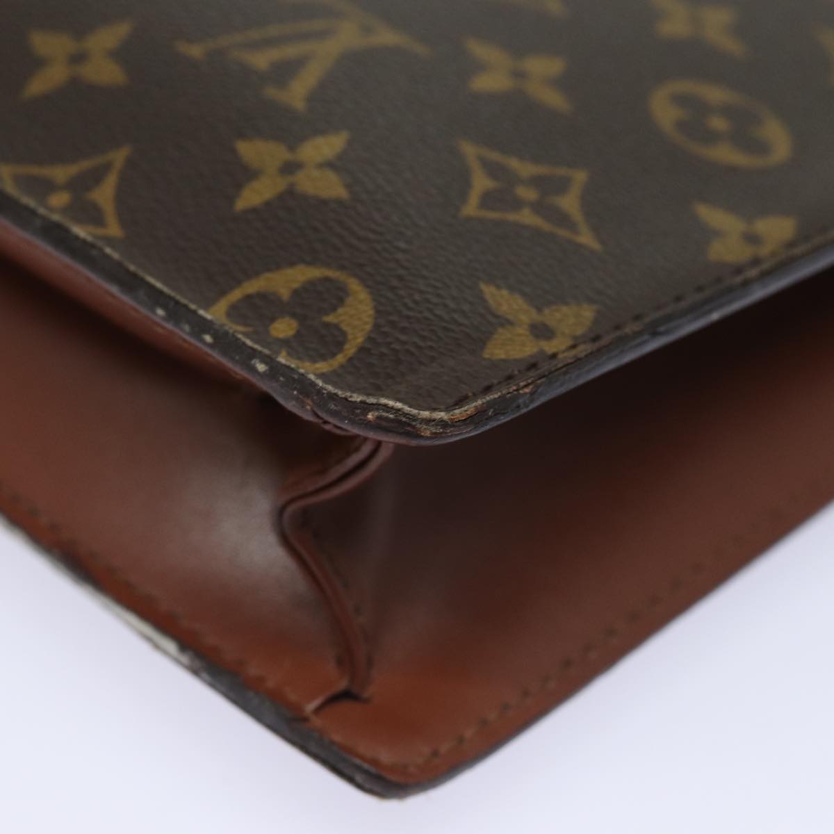 LOUIS VUITTON Monogram PorteDocuments Bandouliere Business Bag M53338 83056