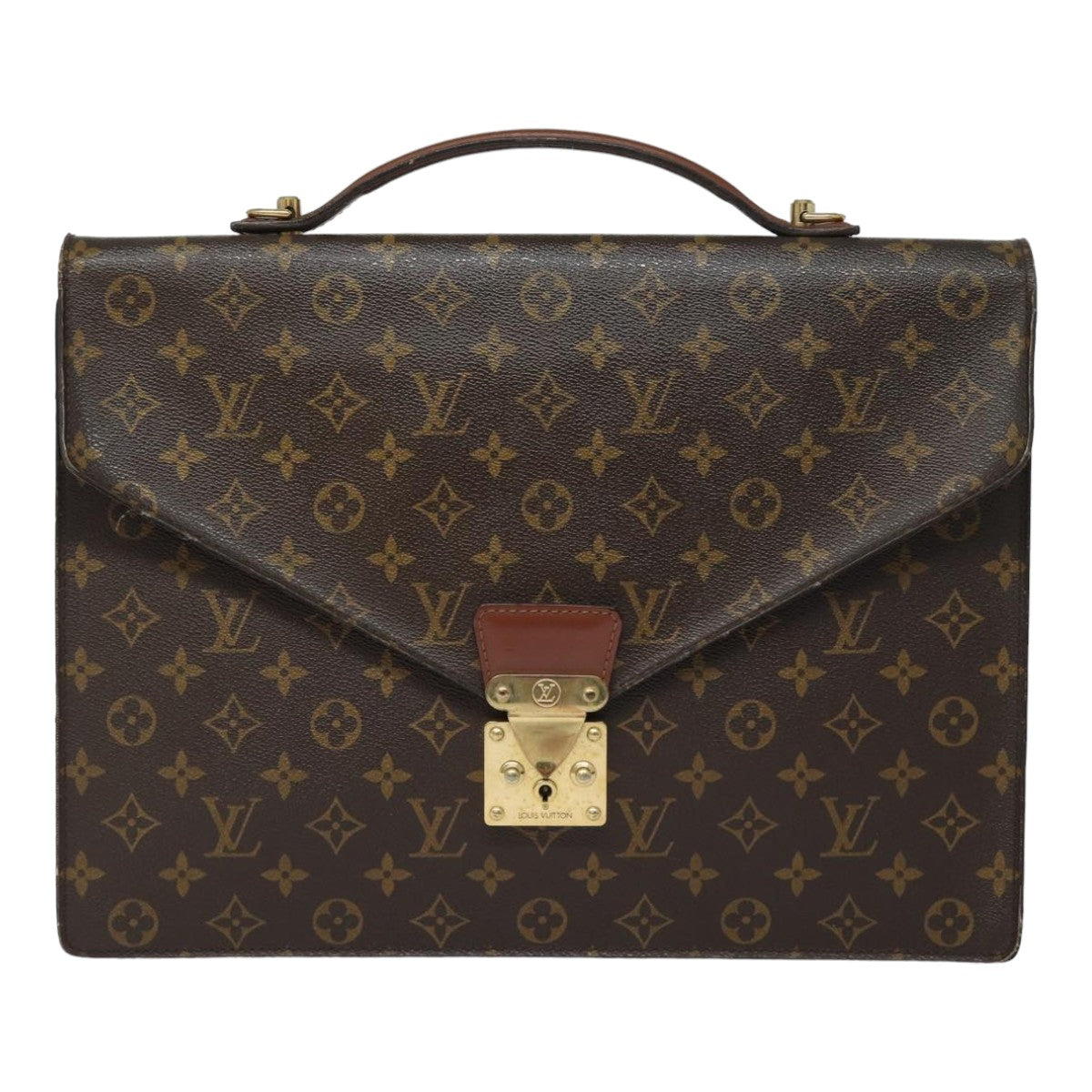 LOUIS VUITTON Monogram PorteDocuments Bandouliere Business Bag M53338 83056
