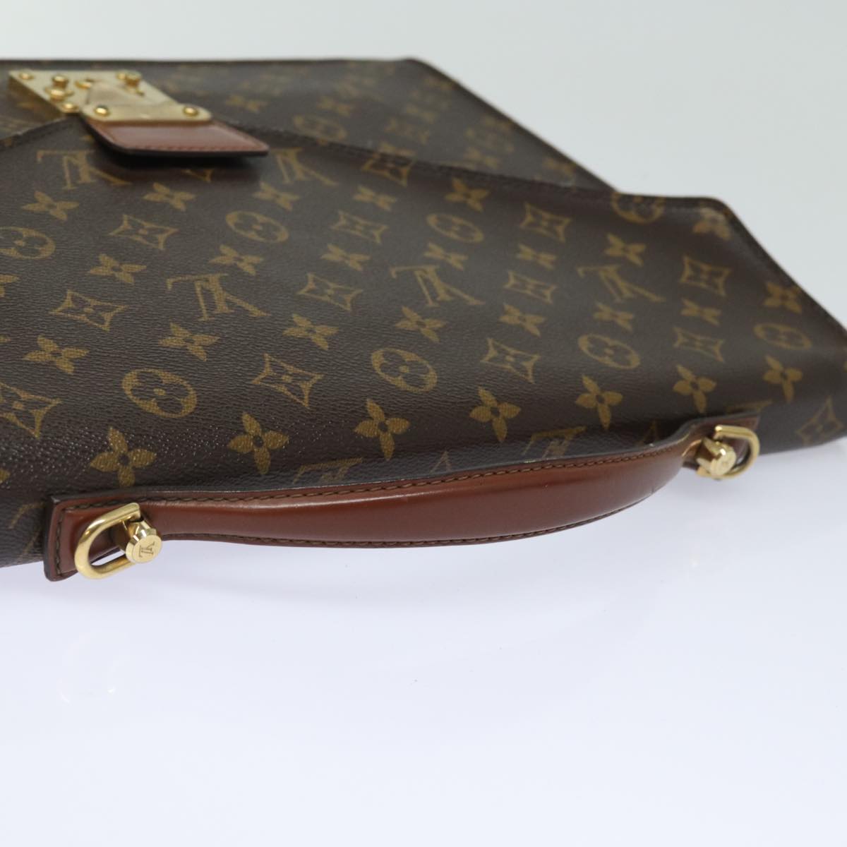 LOUIS VUITTON Monogram PorteDocuments Bandouliere Business Bag M53338 83056