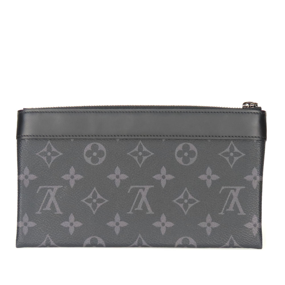 Louis Vuitton Monogram Eclipse Pochette Discovery PM Clutch