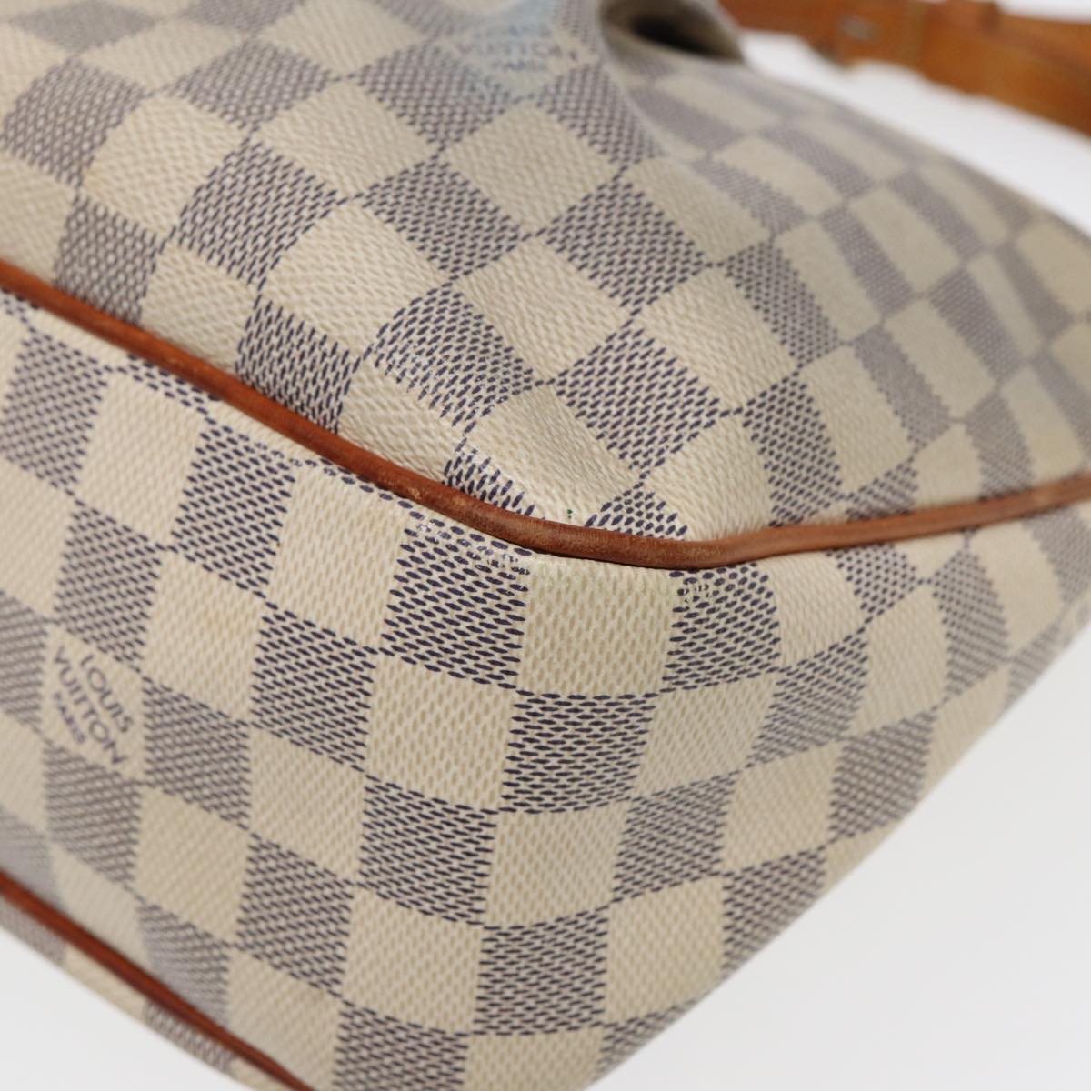 LOUIS VUITTON Damier Azur Siracusa PM Shoulder Bag N41113 LV 83065