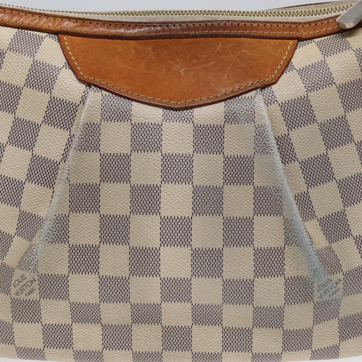 LOUIS VUITTON Damier Azur Siracusa PM Shoulder Bag N41113 LV 83065