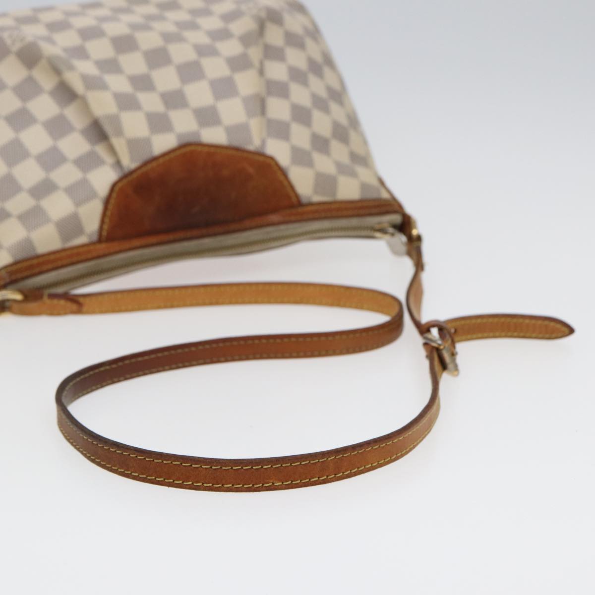 LOUIS VUITTON Damier Azur Siracusa PM Shoulder Bag N41113 LV 83065