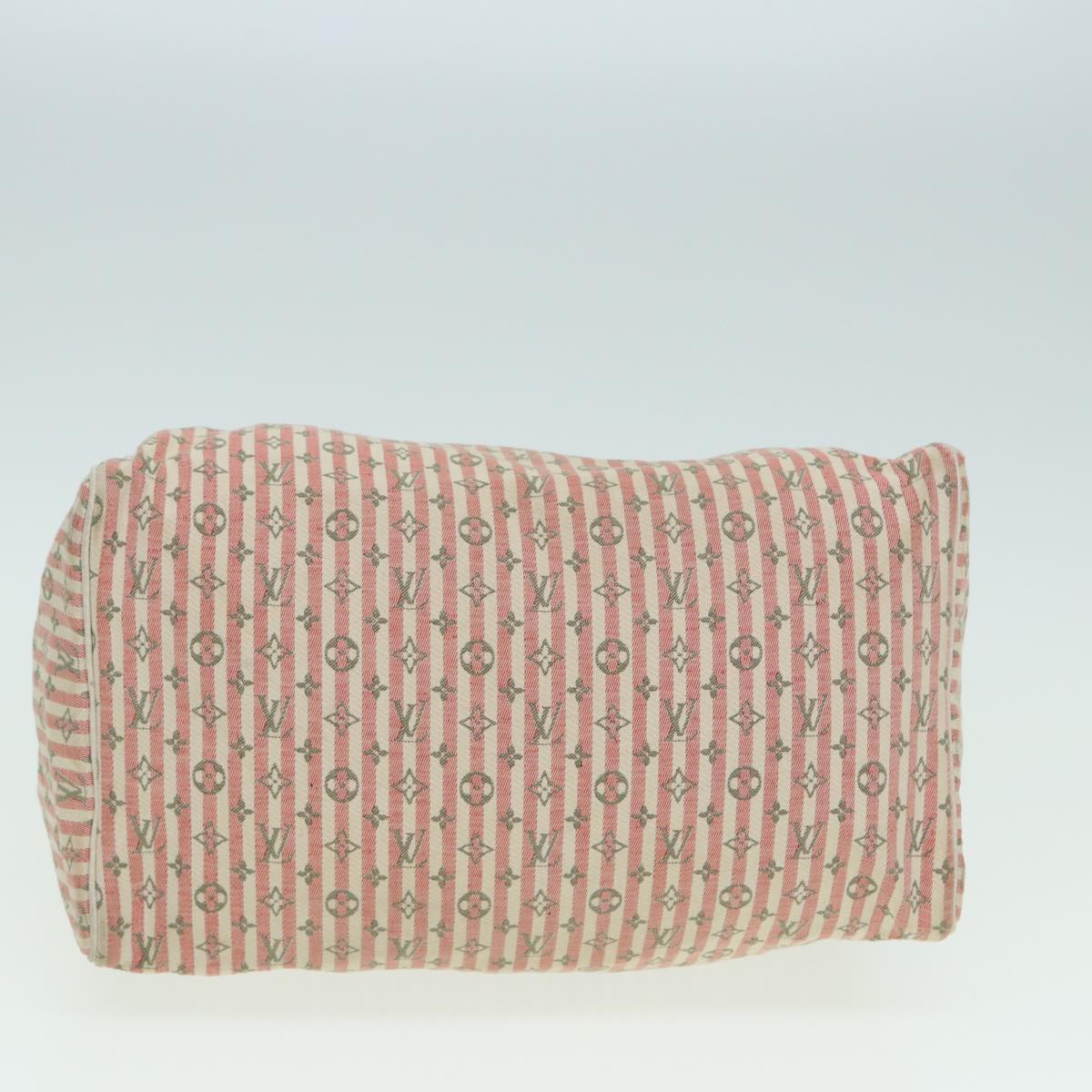 LOUIS VUITTON Monogram Mini Lin Croisette Speedy 30 Bag Pink M95501 83068