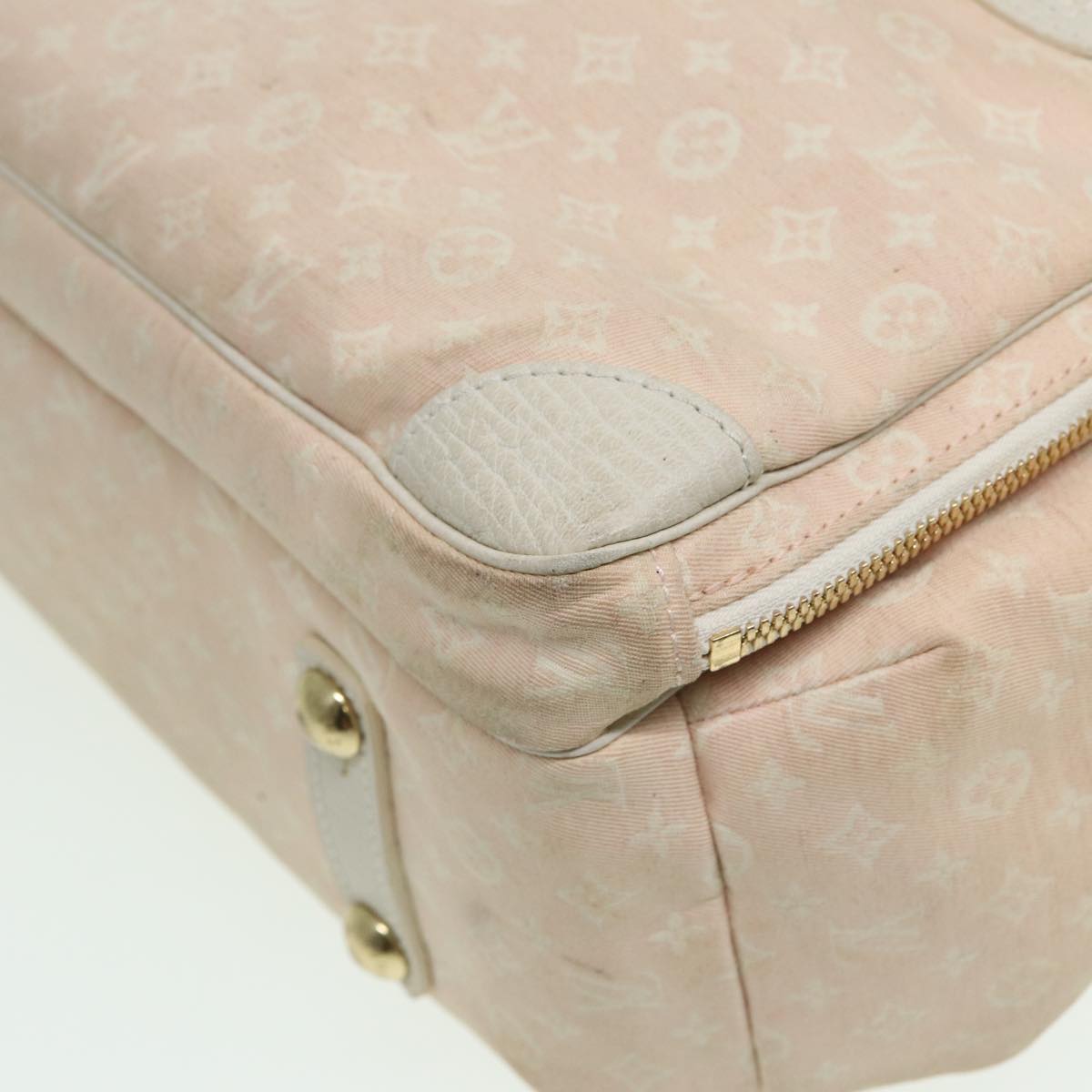 LOUIS VUITTON Monogram Mini Lin Sac Arange Shoulder Bag Rose M95255 83069