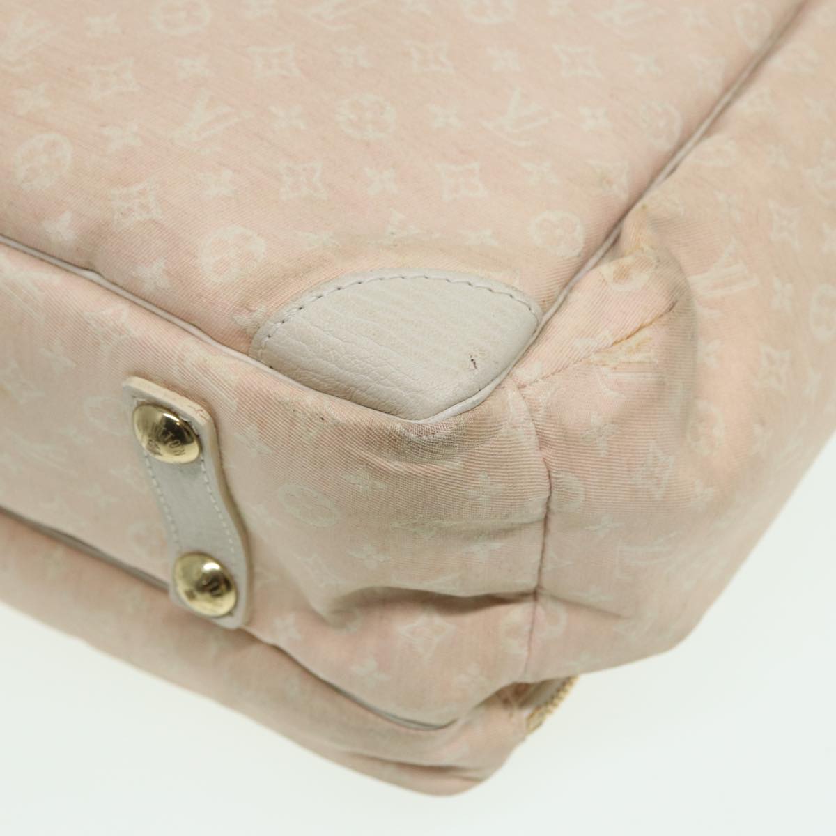 LOUIS VUITTON Monogram Mini Lin Sac Arange Shoulder Bag Rose M95255 83069