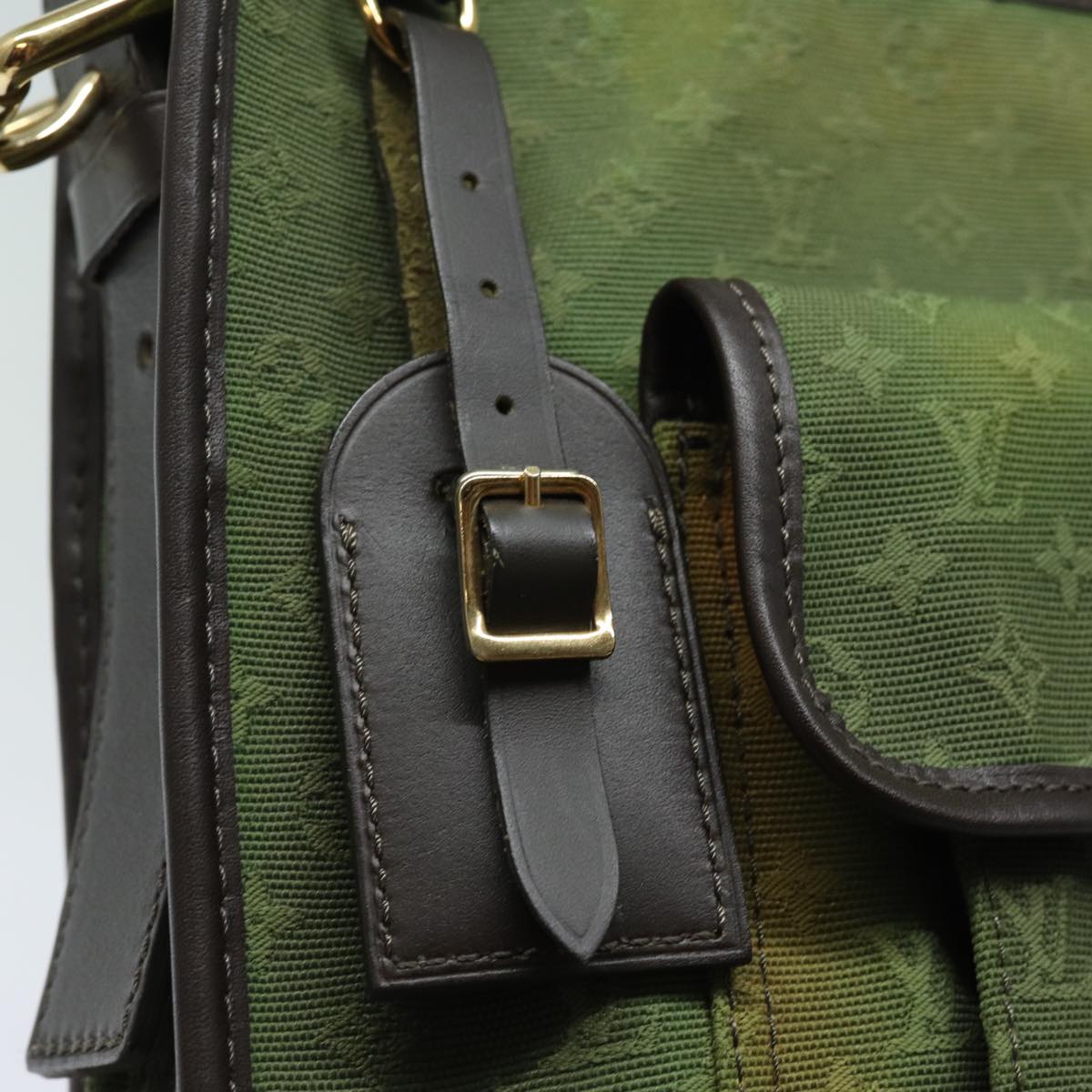 LOUIS VUITTON Monogram Mini Besace Mary Kate Bag TST Khaki M92322 83071