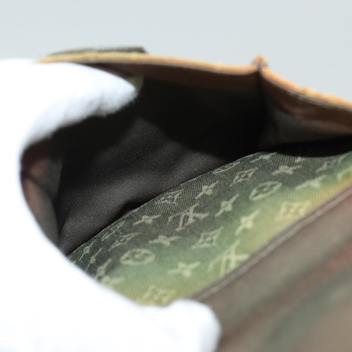 LOUIS VUITTON Monogram Mini Besace Mary Kate Bag TST Khaki M92322 83071