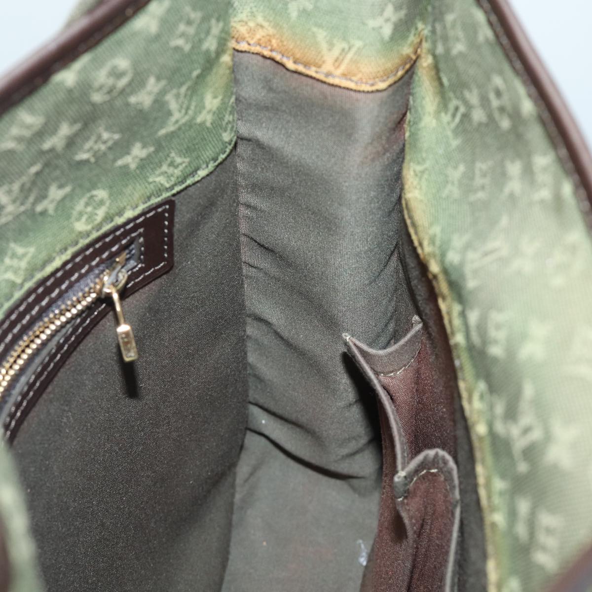 LOUIS VUITTON Monogram Mini Besace Mary Kate Bag TST Khaki M92322 83071