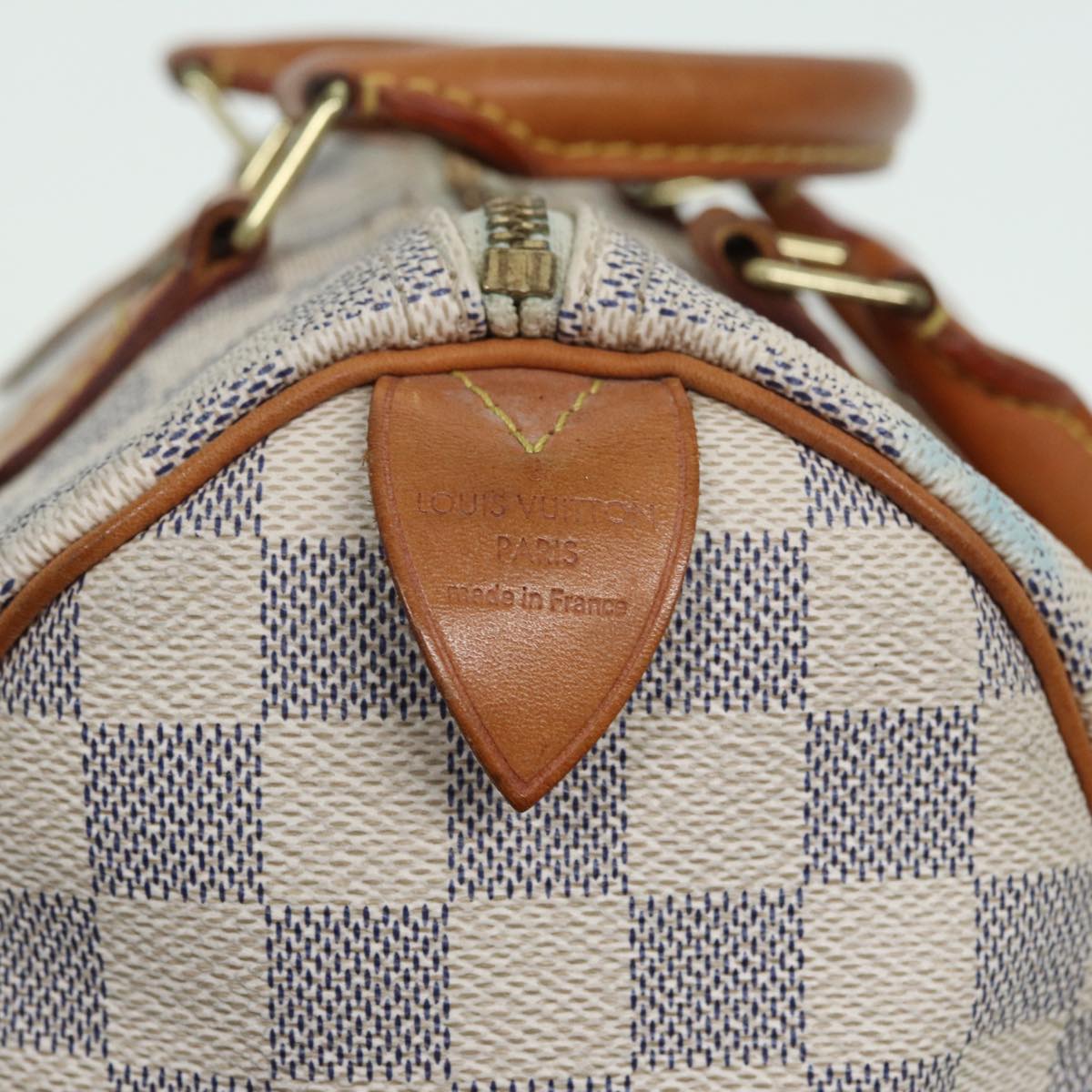 LOUIS VUITTON Damier Azur Speedy 25 Hand Bag N41534 LV 83072