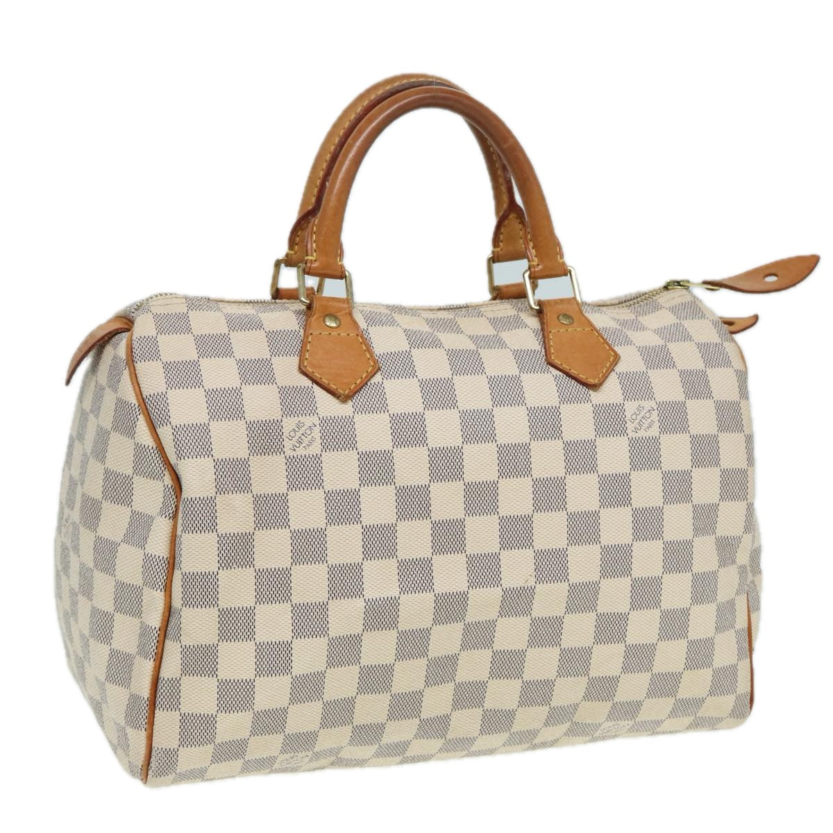 LOUIS VUITTON Damier Azur Speedy 30 Hand Bag N41533 LV 83074