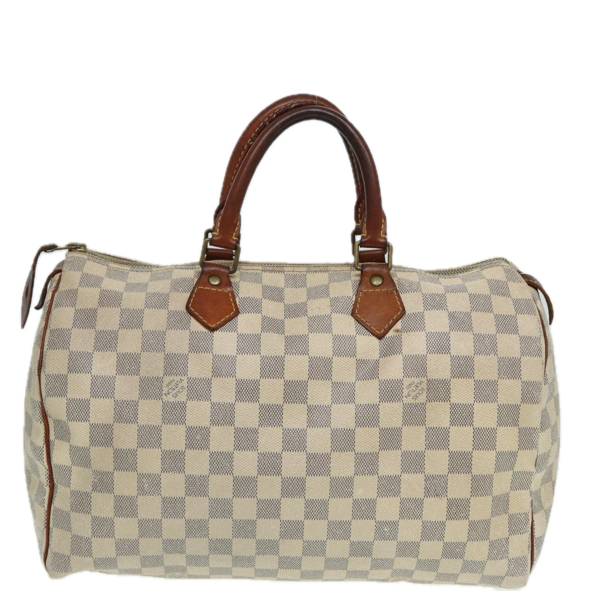 LOUIS VUITTON Damier Azur Speedy 35 Hand Bag N41535 LV 83075