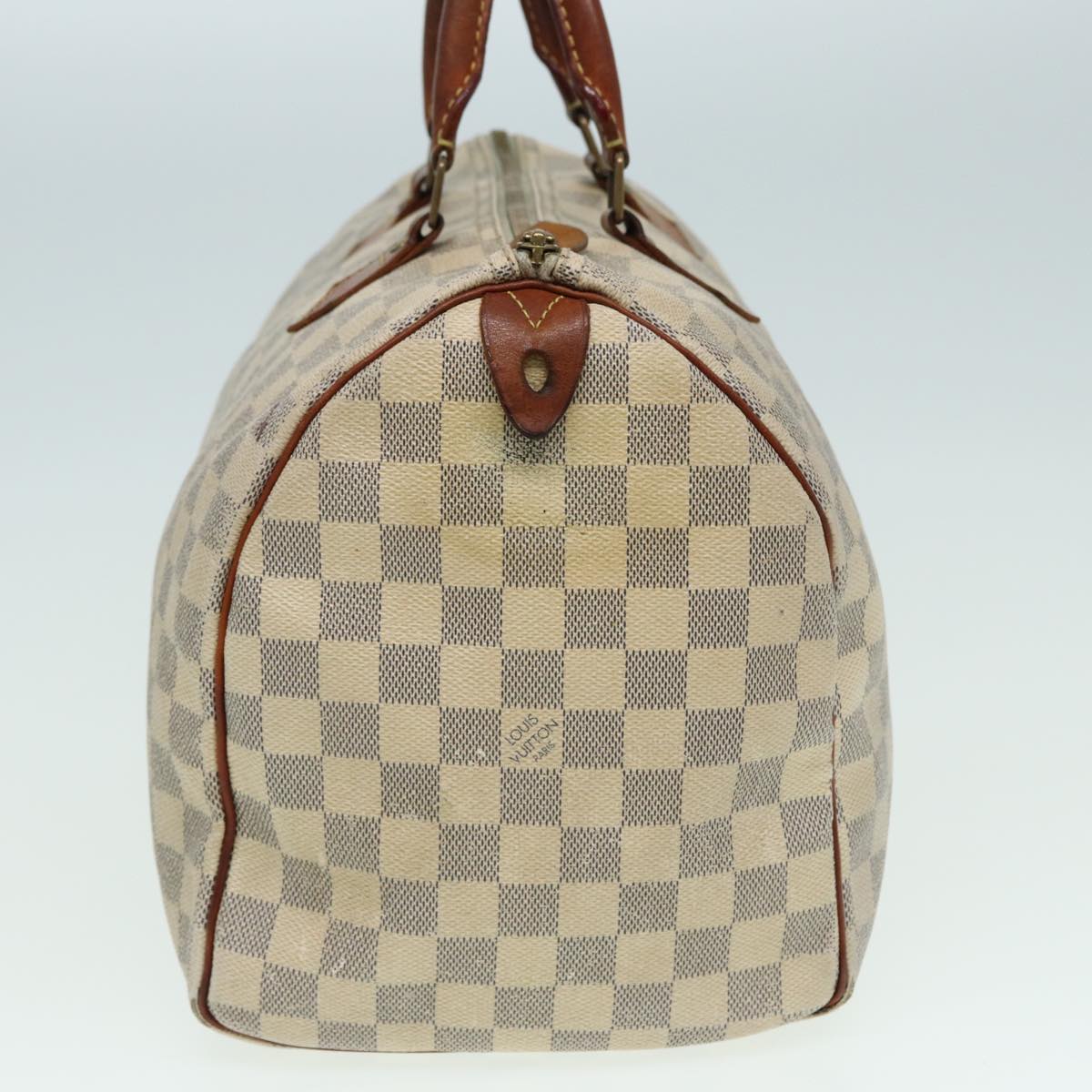 LOUIS VUITTON Damier Azur Speedy 35 Hand Bag N41535 LV 83075
