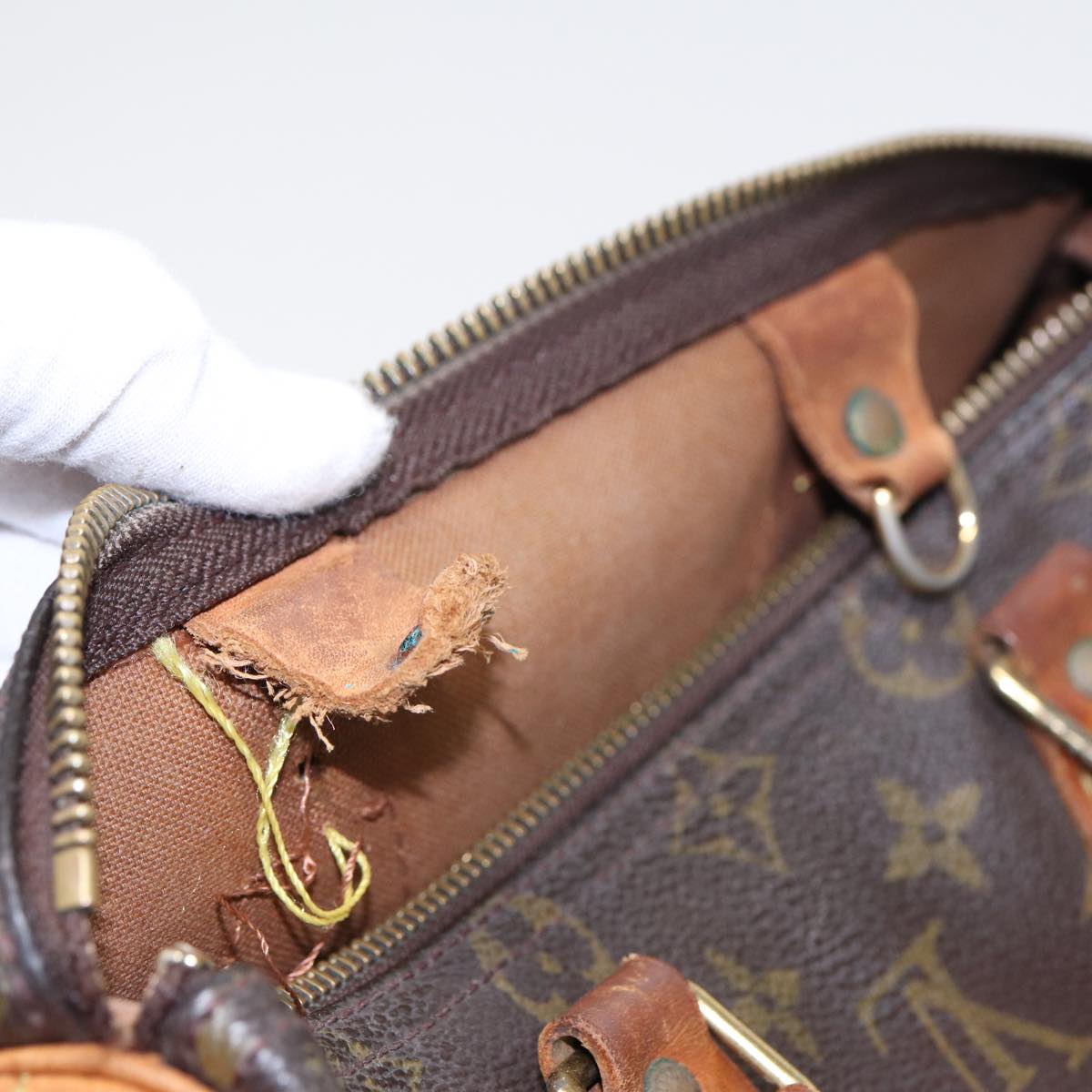 LOUIS VUITTON Monogram Speedy 25 Hand Bag M41528 LV 83076