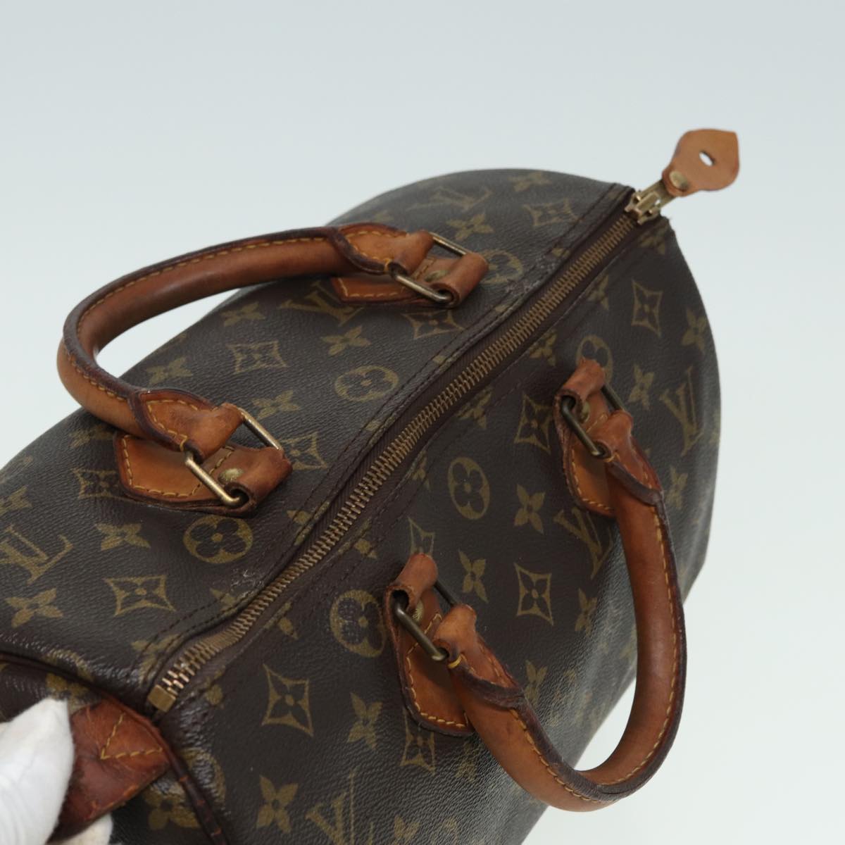 LOUIS VUITTON Monogram Speedy 30 Hand Bag M41526 LV 83077