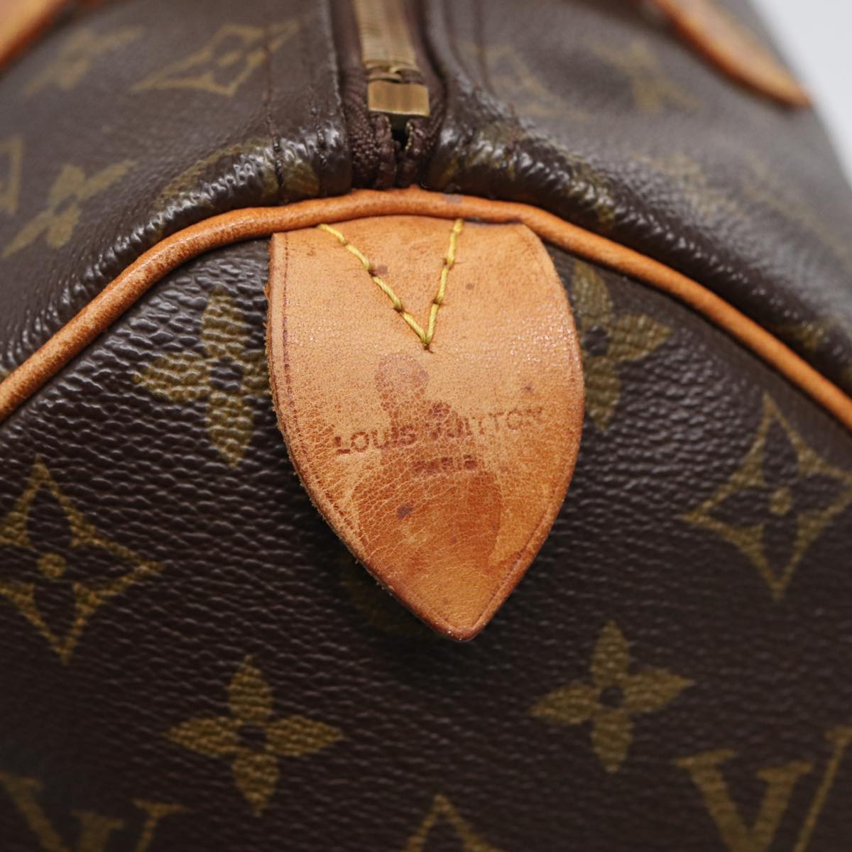 LOUIS VUITTON Monogram Speedy 30 Hand Bag M41526 LV 83078