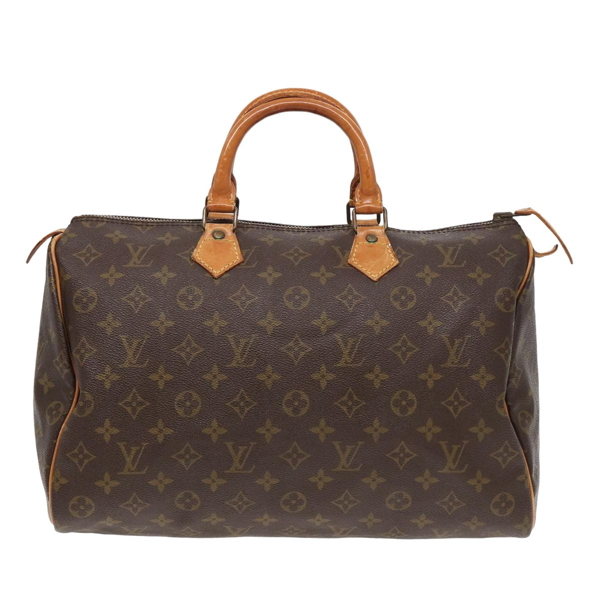 LOUIS VUITTON Monogram Speedy 35 Hand Bag M41524 LV 83080